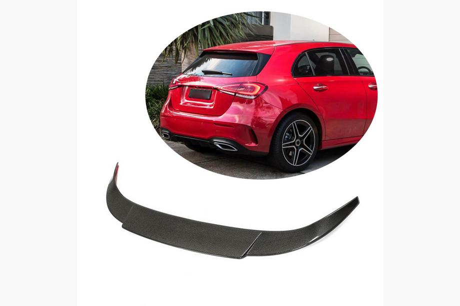 Mercedes A-class W177 2018– Spoiler V2 (för HB, kolfiber) Image