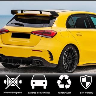 Bakre stötfångarens lister (för A45 AMG 2021-2023, kolfiber) foto 2