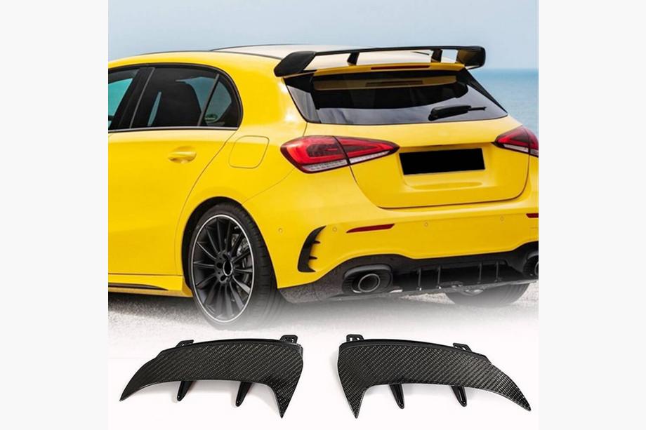 Mercedes A-class W177 2018– Bakre stötfångarens lister (för A45 AMG 2021-2023, kolfiber) Image
