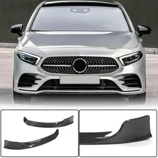 Frontstötfångartillägg Flap (för AMG-Line 2018-2021, kolfiber) foto 1