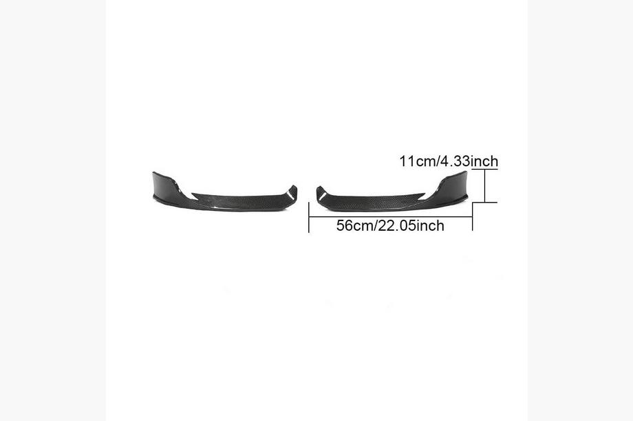 Mercedes A-class W177 2018– Frontstötfångartillägg Flap (för AMG-Line 2018-2021, kolfiber) Foto 6