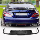 Mercedes CLS C218 2011–2018 Bakre stötfångardiffusor (för Base/CLS63 AMG 2015-2018, kolfiber) foto 1