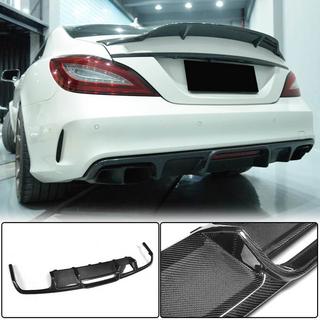 Bakre stötfångardiffusor (för Base/CLS63 AMG 2015-2018, kolfiber) foto 2