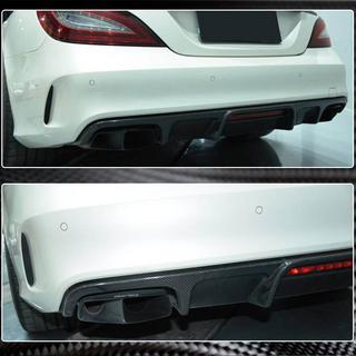 Bakre stötfångardiffusor (för Base/CLS63 AMG 2015-2018, kolfiber) foto 3