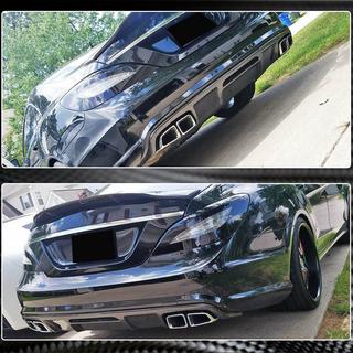 Bakre stötfångardiffusor (för Base/CLS63 AMG 2015-2018, kolfiber) foto 4