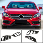 Mercedes CLS C218 2011–2018 Kolfiberläppar till främre stötfångaren (för AMG-Line SD 2015-2018) foto 1