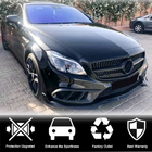 Mercedes CLS C218 2011–2018 Kolfiberläppar till främre stötfångaren (för AMG-Line SD 2015-2018) foto 2
