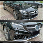 Mercedes CLS C218 2011–2018 Kolfiberläppar till främre stötfångaren (för AMG-Line SD 2015-2018) foto 3
