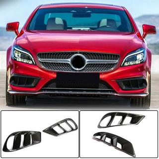 Kolfiberläppar till främre stötfångaren (för AMG-Line SD 2015-2018) foto 1