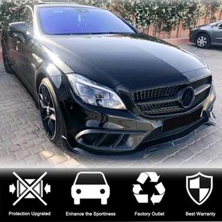 Kolfiberläppar till främre stötfångaren (för AMG-Line SD 2015-2018) foto 2