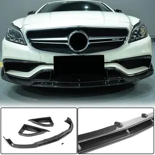 Frontläpp Lip V1 (för CLS63 AMG SD 2015-2018, kolfiber)