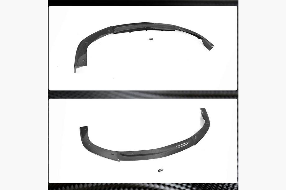 Mercedes CLS C218 2011–2018 Frontläpp Lip V1 (för CLS63 AMG SD 2015-2018, kolfiber) Foto 6
