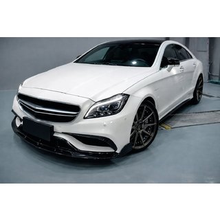 Frontläpp till stötfångare Lip V2 (för CLS63 AMG SD 2015-2018, kolfiber) foto 3