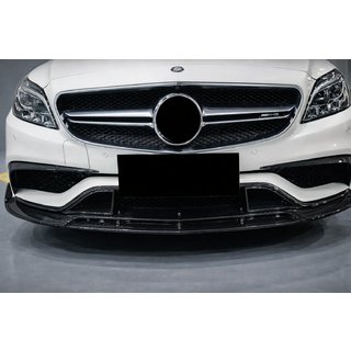 Frontläpp till stötfångare Lip V2 (för CLS63 AMG SD 2015-2018, kolfiber) foto 4