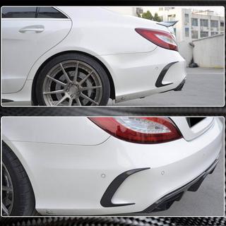 Bakre stötfångarskydd (för Base / CLS63 AMG SD 2015-2018, kolfiber) foto 4