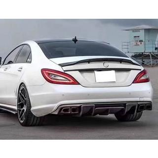 Diffusor till bakre stötfångare (för AMG-Line/CLS63 AMG 2011-2014, kolfiber) foto 3
