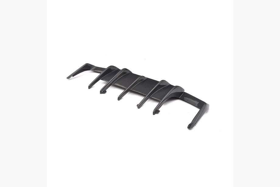 Mercedes CLS C218 2011–2018 Diffusor till bakre stötfångare (för AMG-Line/CLS63 AMG 2011-2014, kolfiber) Foto 7