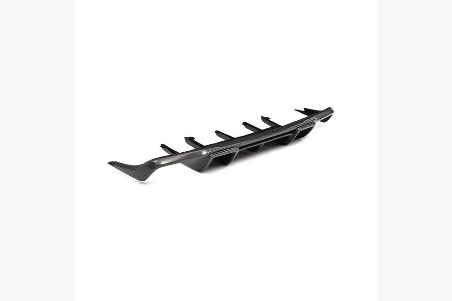 Mercedes CLS C218 2011–2018 Diffusor till bakre stötfångare (för AMG-Line/CLS63 AMG 2011-2014, kolfiber) Foto 10