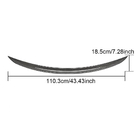 Mercedes CLA C118 2019– Spoiler V2 (kolfiber) foto 6