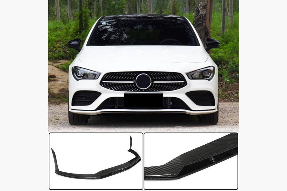 Mercedes CLA C118 2019– Frontläpp till stötfångare (för AMG-Line / CLA35 AMG SD 2019-2022, kolfiber) Image