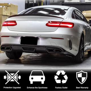 Bakre stötfångardiffusor V1 (för AMG-Line 2017-2019, kolfiber) foto 3