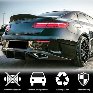 Bakre stötfångardiffusor V2 (för AMG-Line 2017-2019, kolfiber) foto 3