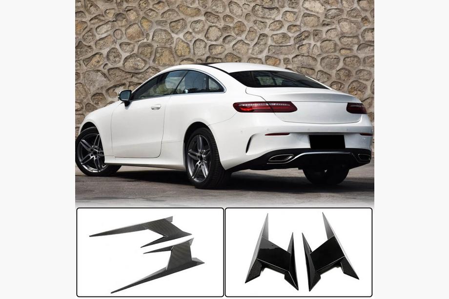 Mercedes E-class coupé C238 2016–2024 Kolfiber bakre skärmöverdrag (för AMG-Line 2017-2019) Image