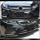 Mercedes E-class coupé C238 2016–2024 Frontläpp till främre stötfångare Lip (för AMG-Line 2017-2019, kolfiber) foto 5