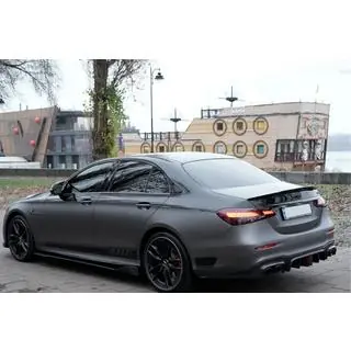 Kolfiberkåpor för framskärmar (för AMG-Line 2017-2019, Carbon) foto 4