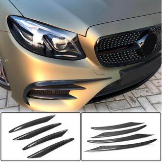 Kolfiberlister för främre stötfångare (för AMG / AMG-Line 2017-2019) foto 1