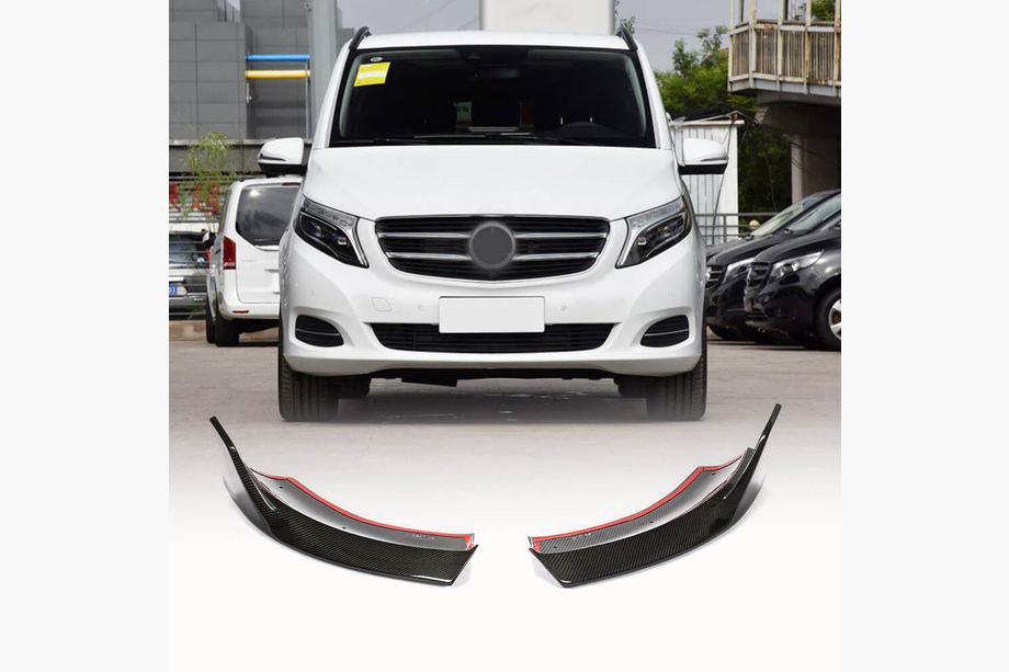 Mercedes Vito/V-klass W447 2014– Främre stötfångarflaps Flap (för V Class 2014-2019, kolfiber) Image