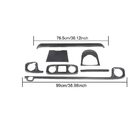 Mercedes G-Class W463 2018–2024 Set med kolfiberinlägg för interiören V1 foto 5