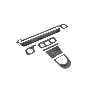 Set med kolfiberinlägg för interiören V1 Mercedes G-Class W463 2018–2024 foto 4