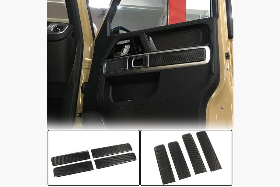 Mercedes G-Class W463 2018–2024 Invändiga dörrpanel-lister (dry carbon) Image