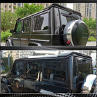 Mercedes G class W463 1990–2018 Spoiler V1 (kolfiber) foto 4