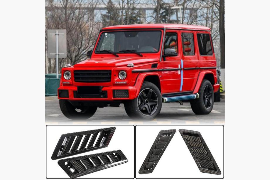 Mercedes G class W463 1990–2018 Kåpor för framskärmar (Dry Carbon) Image
