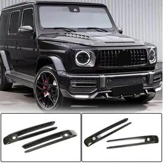 Kolfiber dimljuskåpor (för G63 AMG) foto 1