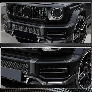Kolfiber dimljuskåpor (för G63 AMG) foto 4