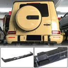 Mercedes G-Class W463 2018–2024 Bakre stötfångardiffuser V1 (för G63 AMG, kolfiber) foto 1