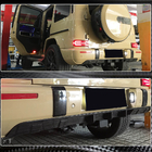 Mercedes G-Class W463 2018–2024 Bakre stötfångardiffuser V1 (för G63 AMG, kolfiber) foto 4