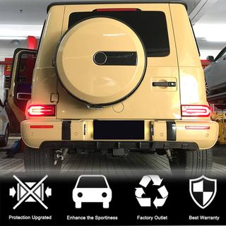 Bakre stötfångardiffuser V1 (för G63 AMG, kolfiber) foto 3