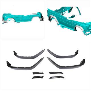 Skärmbreddare (för Carbon Set bodykit, kolfiber) foto 2