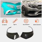 Mercedes S-class C217 Coupé 2014–2020 Inlägg till främre stötfångare (för AMG-Line 2015-2018, kolfiber) foto 2