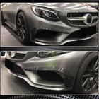 Mercedes S-class C217 Coupé 2014–2020 Inlägg till främre stötfångare (för AMG-Line 2015-2018, kolfiber) foto 4