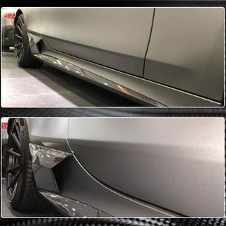Sidokjolsförlängningar (för AMG-Line 2015-2018, Carbon) foto 4