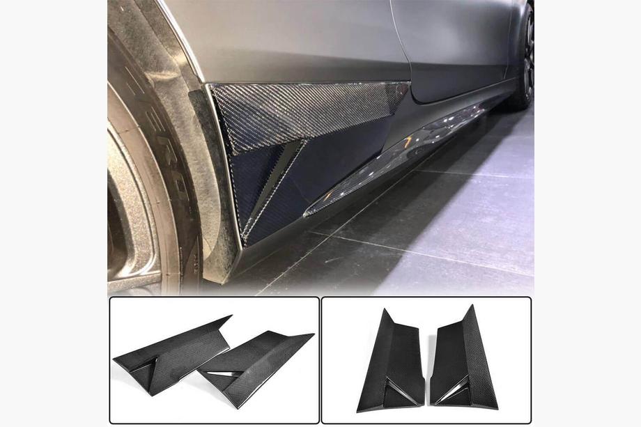 Mercedes S-class C217 Coupé 2014–2020 Sidokjolsförlängningar (för AMG-Line 2015-2018, Carbon) Image
