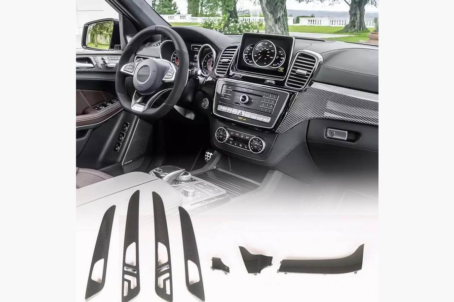 Mercedes GLE Coupé C292 2015–2019 Kolfiberinlägg till interiören (Carbon) Image