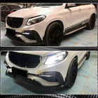 Mercedes GLE Coupé C292 2015–2019 Frontläpp till främre stötfångare (för GLE63 AMG, plast) foto 5