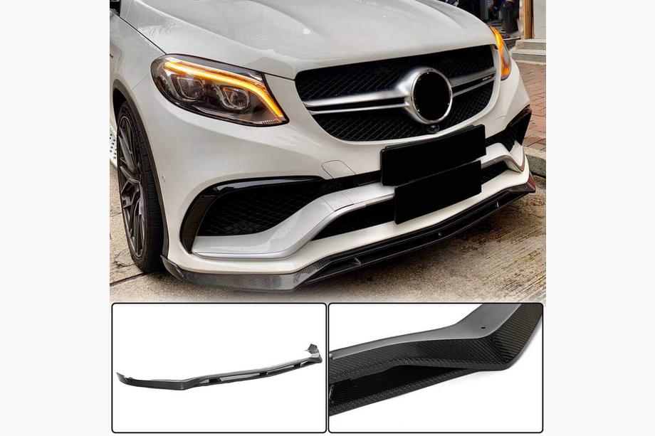 Mercedes GLE Coupé C292 2015–2019 Frontläpp till främre stötfångare (för GLE63 AMG, plast) Image