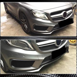 Frontläpp till främre stötfångaren Lip (för GLA45 AMG 2013-2016, kolfiber) foto 3